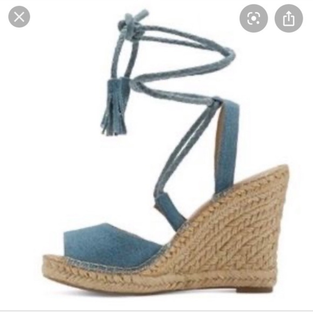 Blue Merona Wedges